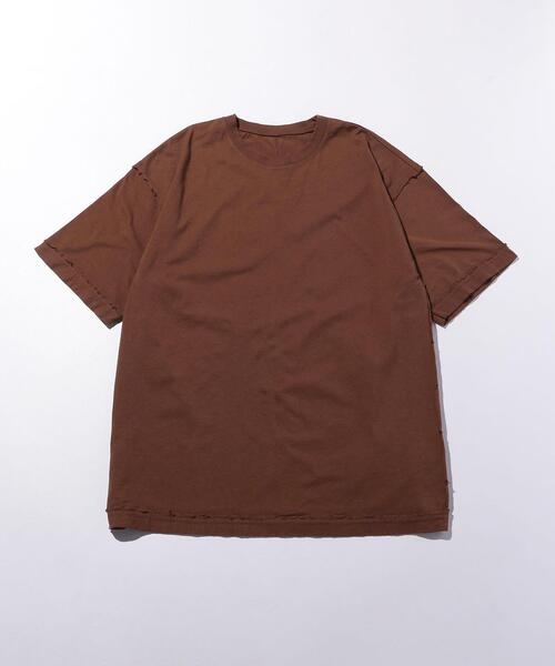 ETHOS（エトス）の「＜ETHOS（エトス）＞ INSIDE OUT T/Tシャツ（Tシャツ/カットソー・メンズ・ホワイト/ネイビー/ブラウン・SMALL/MEDIUM/LARGE）」の2枚目の写真