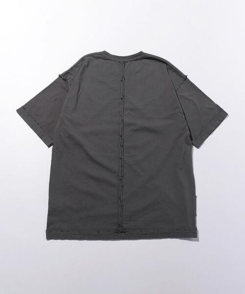 ETHOS（エトス）の「＜ETHOS（エトス）＞ INSIDE OUT T/Tシャツ（Tシャツ/カットソー・メンズ・ホワイト/ネイビー/ブラウン・SMALL/MEDIUM/LARGE）」の6枚目の写真