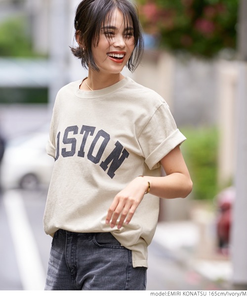 coca（coca）（コカ）の「ピグメントアソートプリントTee（Tシャツ/カットソー・レディース・ブラック/イエロー/アイボリー/ブラウン・M/L）」の9枚目の写真