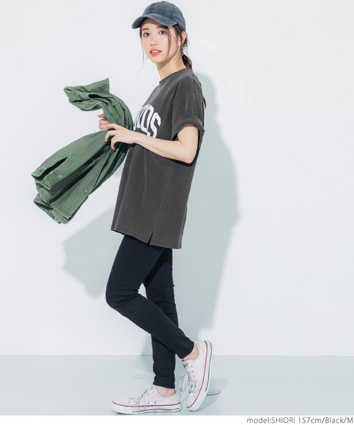 coca（coca）（コカ）の「ピグメントアソートプリントTee（Tシャツ/カットソー・レディース・ブラック/イエロー/アイボリー/ブラウン・M/L）」の11枚目の写真