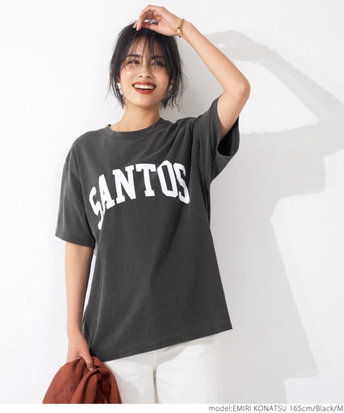 coca（coca）（コカ）の「ピグメントアソートプリントTee（Tシャツ/カットソー・レディース・ブラック/イエロー/アイボリー/ブラウン・M/L）」の12枚目の写真