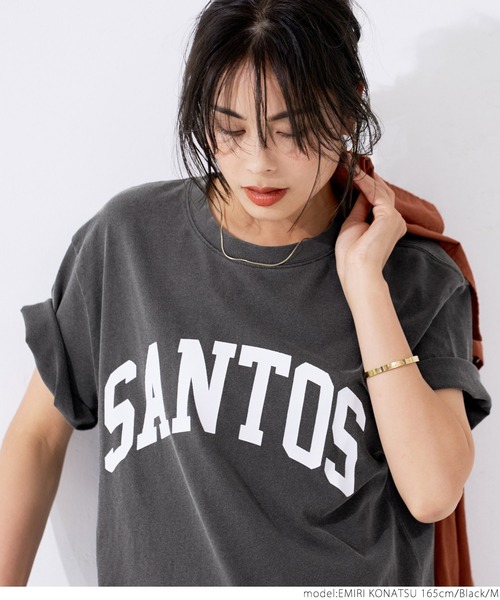 coca（coca）（コカ）の「ピグメントアソートプリントTee（Tシャツ/カットソー・レディース・ブラック/イエロー/アイボリー/ブラウン・M/L）」の14枚目の写真