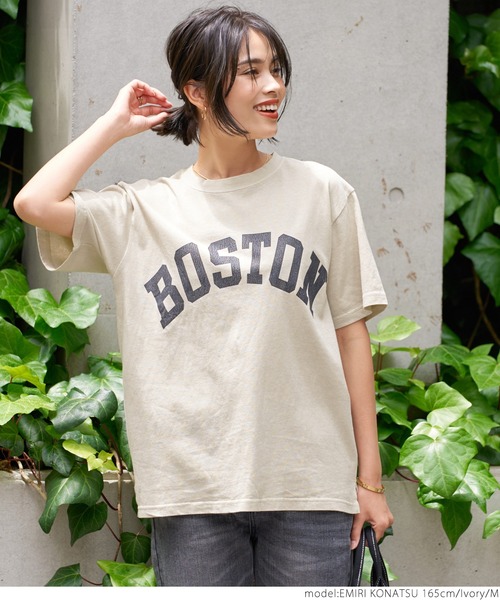 coca（coca）（コカ）の「ピグメントアソートプリントTee（Tシャツ/カットソー・レディース・ブラック/イエロー/アイボリー/ブラウン・M/L）」の5枚目の写真