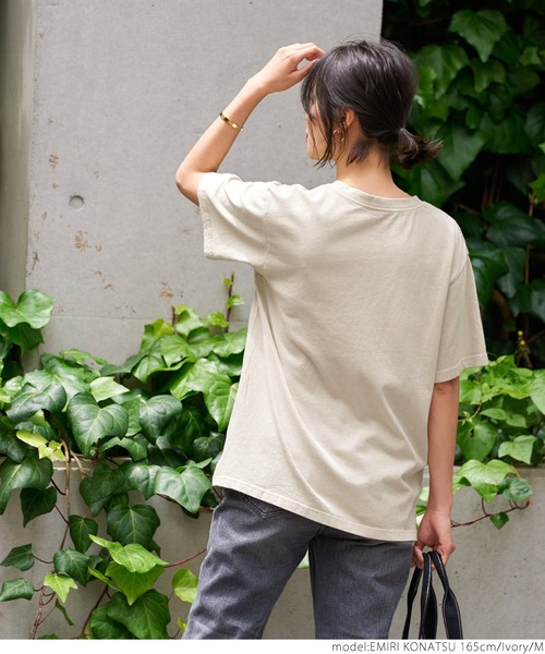 coca（coca）（コカ）の「ピグメントアソートプリントTee（Tシャツ/カットソー・レディース・ブラック/イエロー/アイボリー/ブラウン・M/L）」の7枚目の写真