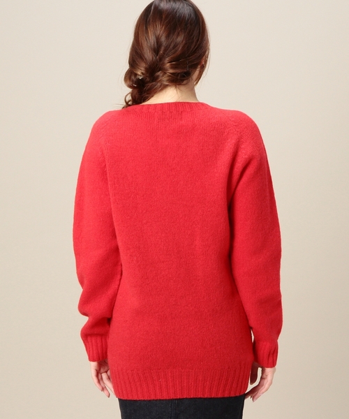 BEAUTY&YOUTH UNITED ARROWS（ビューティーアンドユースユナイテッドアローズ）の「BYMC JOHN TULLOCH クルーネックプルオーバー◆（ニット/セーター・レディース・グレー/ホワイト/ダークブラウン/レッド・フリー）」の5枚目の写真
