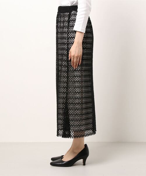 CAPRICIEUX LE'MAGE（カプリシューレマージュ）の「2WAYクロシェレーススカート（スカート・レディース・ホワイト/ブラック/グリーン・FREE）」の6枚目の写真