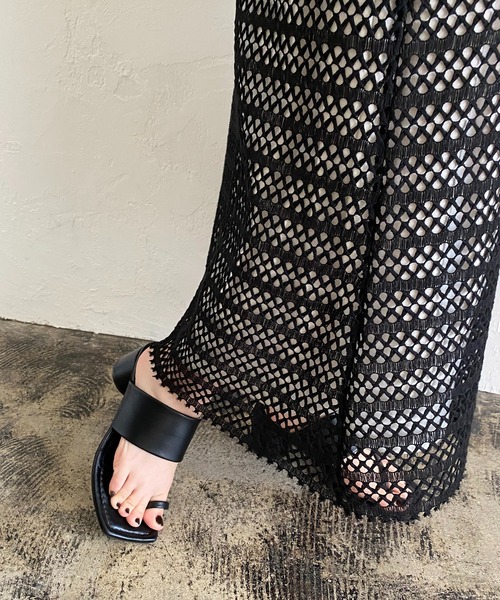 CAPRICIEUX LE'MAGE（カプリシューレマージュ）の「2WAYクロシェレーススカート（スカート・レディース・ホワイト/ブラック/グリーン・FREE）」の17枚目の写真