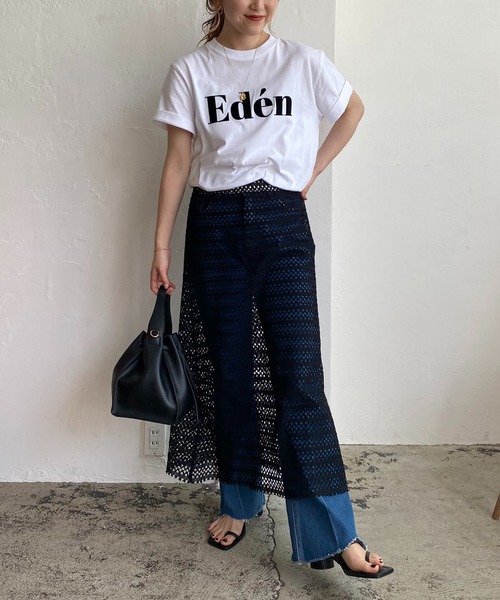 CAPRICIEUX LE'MAGE（カプリシューレマージュ）の「2WAYクロシェレーススカート（スカート・レディース・ホワイト/ブラック/グリーン・FREE）」の20枚目の写真