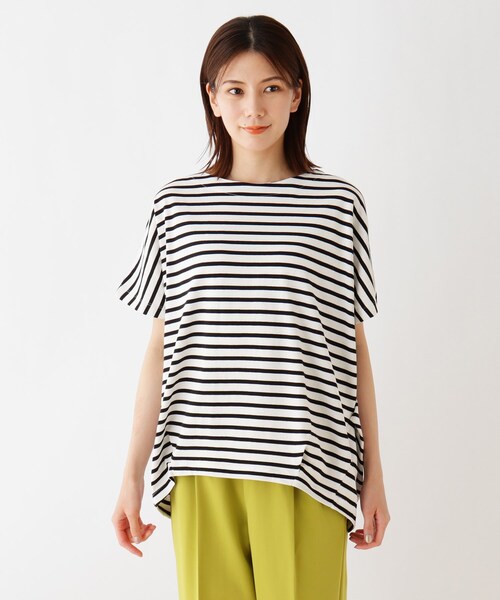 SHOO・LA・RUE（シューラルー）の「◆【SHOO ICE】タックドルマンスリーブTシャツ（Tシャツ/カットソー・レディース・ブラック/ベージュ系2/オリーブ系2/ブラック系2/ダークブラウン/ホワイト系/ベージュ系その他2/ピンク系・00）」の15枚目の写真