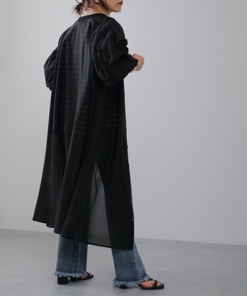 ap retro（アプレトロ）の「2WAYシアーワンピ／シアーガウン【ZOZO限定アイテム】（ワンピース・レディース・ブラック/オフホワイト/ライトベージュ・FREE）」の10枚目の写真