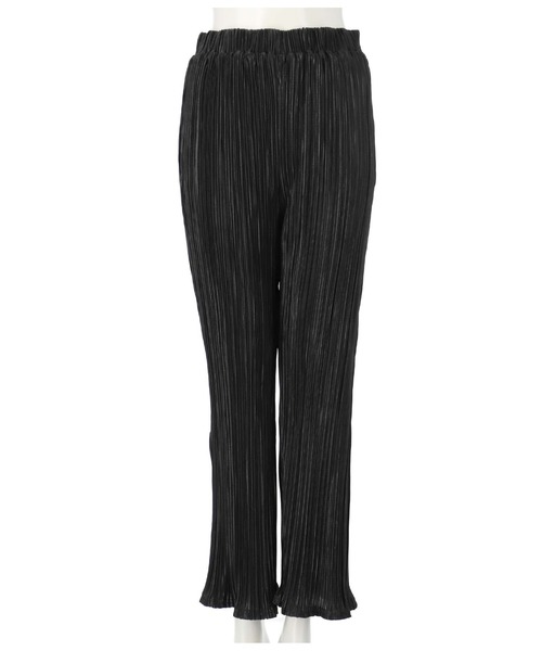 Alluge（アルージュ）の「フレアープリーツパンツ（その他パンツ・レディース・ブラック/グレイッシュベージュ/グレー・FREE）」の14枚目の写真