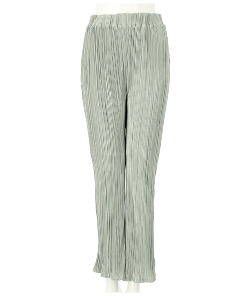 Alluge（アルージュ）の「フレアープリーツパンツ（その他パンツ・レディース・ブラック/グレイッシュベージュ/グレー・FREE）」の15枚目の写真