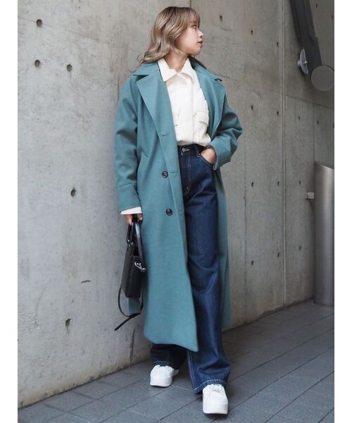 EVRIS（エヴリス）の「コーデュロイショートブルゾン【セットアップ着用可能】（ブルゾン・レディース・ブラック/ブラウン/アイボリー・FREE）」の7枚目の写真