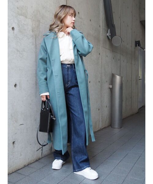 EVRIS（エヴリス）の「コーデュロイショートブルゾン【セットアップ着用可能】（ブルゾン・レディース・ブラック/ブラウン/アイボリー・FREE）」の8枚目の写真