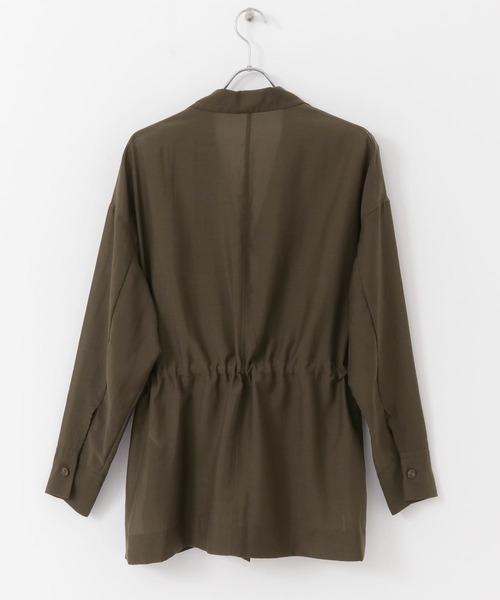 URBAN RESEARCH(アーバンリサーチ)の「ドロストサファリジャケット(その他アウター・レディース・ブラウン/ライトベージュ・FREE)」の13枚目の写真