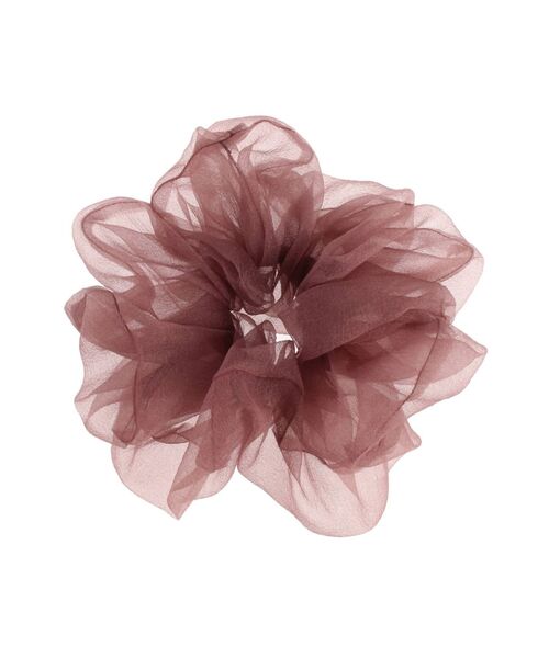 LAGUNAMOON（ラグナムーン）の「オーガンジーボリュームシュシュ（シュシュ・レディース・アイボリー/ピンク・FREE）」の5枚目の写真