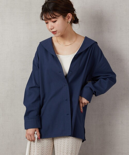 セーラーカラーシャツ FREAK'S STORE（フリークスストア）の「▽【WEB限定】セーラー
