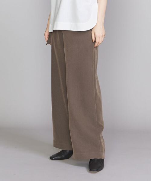 BEAUTY&YOUTH UNITED ARROWS（ビューティーアンドユースユナイテッドアローズ）の「BY ドビーベルトワイドパンツ（その他パンツ・レディース・ダークブラウン/オフホワイト/ライラック・SMALL/MEDIUM/LARGE）」の15枚目の写真