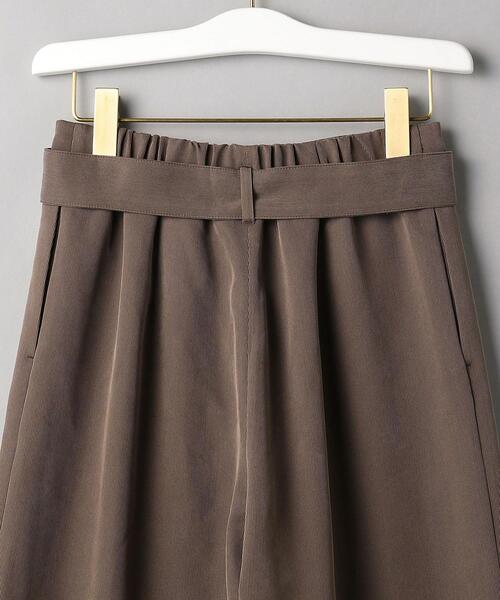 BEAUTY&YOUTH UNITED ARROWS（ビューティーアンドユースユナイテッドアローズ）の「BY ドビーベルトワイドパンツ（その他パンツ・レディース・ダークブラウン/オフホワイト/ライラック・SMALL/MEDIUM/LARGE）」の20枚目の写真