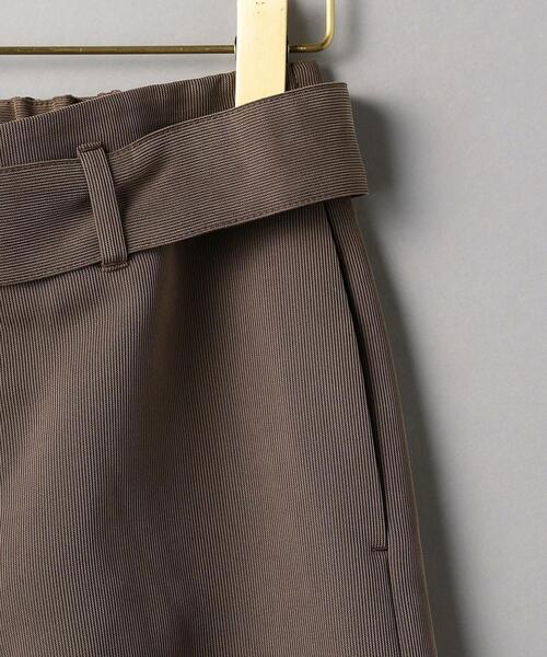 BEAUTY&YOUTH UNITED ARROWS（ビューティーアンドユースユナイテッドアローズ）の「BY ドビーベルトワイドパンツ（その他パンツ・レディース・ダークブラウン/オフホワイト/ライラック・SMALL/MEDIUM/LARGE）」の21枚目の写真