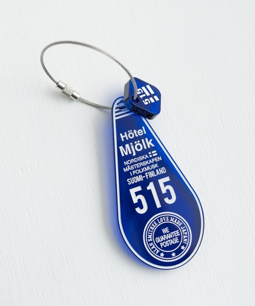 Rocky Monroe（ロッキーモンロー）の「日本製 アクリルホテルキーリング ACRYLIC HOTEL KEY HOLDER(515) AW-1314-2（キーホルダー・メンズ・ブラック/レッド/ブルー/グリーン/クリアブラック・ONESIZE）」の11枚目の写真