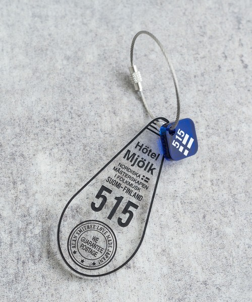 Rocky Monroe（ロッキーモンロー）の「日本製 アクリルホテルキーリング ACRYLIC HOTEL KEY HOLDER(515) AW-1314-2（キーホルダー・メンズ・ブラック/レッド/ブルー/グリーン/クリアブラック・ONESIZE）」の22枚目の写真
