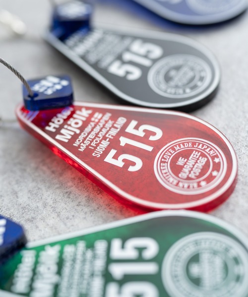 Rocky Monroe（ロッキーモンロー）の「日本製 アクリルホテルキーリング ACRYLIC HOTEL KEY HOLDER(515) AW-1314-2（キーホルダー・メンズ・ブラック/レッド/ブルー/グリーン/クリアブラック・ONESIZE）」の17枚目の写真