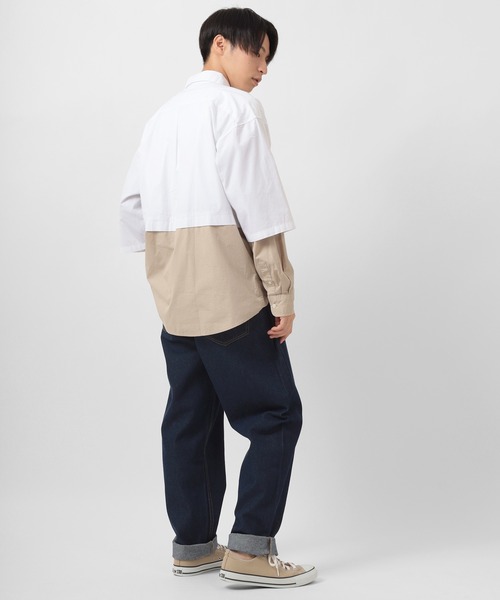 make a ray!（メイク ア レイ！）の「バルーンシルエット ワイドバギー デニムパンツ/ワイドテーパード（デニムパンツ・メンズ・サックスブルー/インディゴブルー/ライトインディゴブルー・M/L）」の17枚目の写真