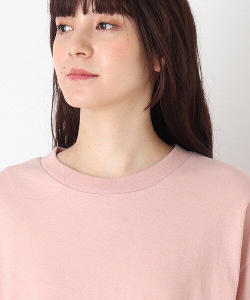 SHOO・LA・RUE(シューラルー)の「◆【つながる】横断歩道ママTシャツ(Tシャツ/カットソー・レディース・ブルー/ピンク系・99)」の11枚目の写真