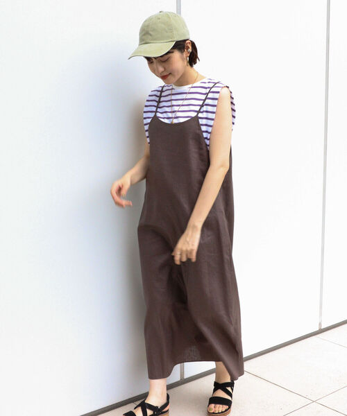 NOLLEY’S（ノーリーズ）の「【ADAMS HEADWEAR/ アダムスハードウェア】DYED-CAP（キャップ・レディース・オリーブ/ブラック・FREE）」の3枚目の写真