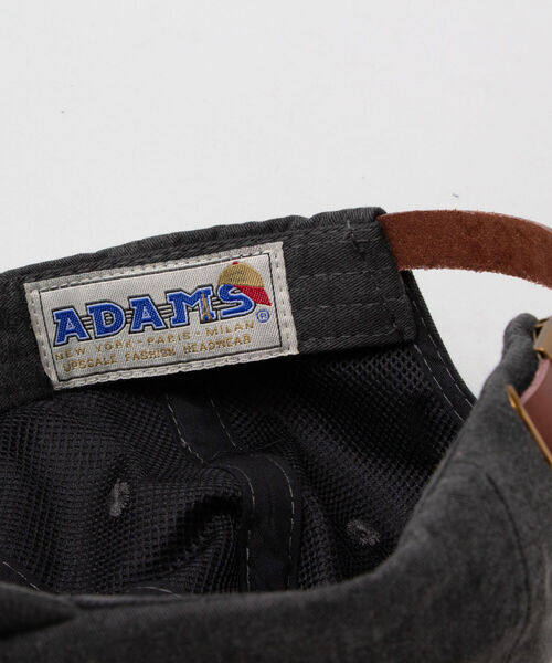 NOLLEY’S（ノーリーズ）の「【ADAMS HEADWEAR/ アダムスハードウェア】DYED-CAP（キャップ・レディース・オリーブ/ブラック・FREE）」の6枚目の写真