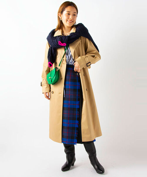 NOLLEY’S（ノーリーズ）の「◇【WEB限定サイズあり】ライナー付きトレンチコート（トレンチコート・レディース・ベージュ・15 /16/17/18）」の8枚目の写真