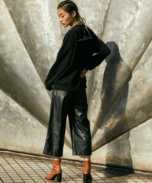 Vintage PEANUTS(ビンテージピーナッツ)の「PEANUTS/ピーナッツ 裏起毛オーバーサイズスウェット(スウェット・メンズ・ブラック/アイボリー・S/FREE)」の15枚目の写真