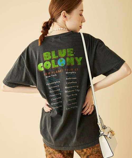 MADEMOISELLE ROPE'（マドモアゼル ロペ）の「【GOOD ROCK SPEED】ロックムードTシャツ（Tシャツ/カットソー・レディース・ブラック/ブラック系その他/ブラック系その他2・FREE）」の2枚目の写真