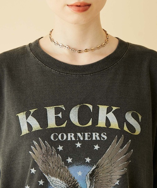 MADEMOISELLE ROPE'（マドモアゼル ロペ）の「【GOOD ROCK SPEED】ロックムードTシャツ（Tシャツ/カットソー・レディース・ブラック/ブラック系その他/ブラック系その他2・FREE）」の19枚目の写真