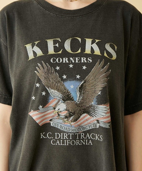 MADEMOISELLE ROPE'（マドモアゼル ロペ）の「【GOOD ROCK SPEED】ロックムードTシャツ（Tシャツ/カットソー・レディース・ブラック/ブラック系その他/ブラック系その他2・FREE）」の15枚目の写真