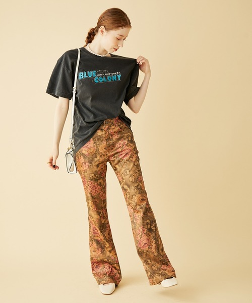 MADEMOISELLE ROPE'（マドモアゼル ロペ）の「【GOOD ROCK SPEED】ロックムードTシャツ（Tシャツ/カットソー・レディース・ブラック/ブラック系その他/ブラック系その他2・FREE）」の20枚目の写真