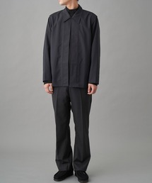 【Ernie Palo】No Button Wool SH BL サイズ48 60105607b_b_05_215.jpg