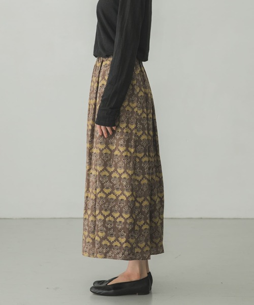 かぐれ（カグレ）の「エスニックコットンギャザースカート（スカート・レディース・ブラウン/ブラック・FREE）」の8枚目の写真