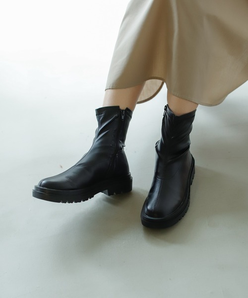 Birthday room(バースデイルーム)の「プラットフォームチェルシーブーツ(ブーツ・レディース・ブラック・LARGE/MEDIUM)」の1枚目の写真