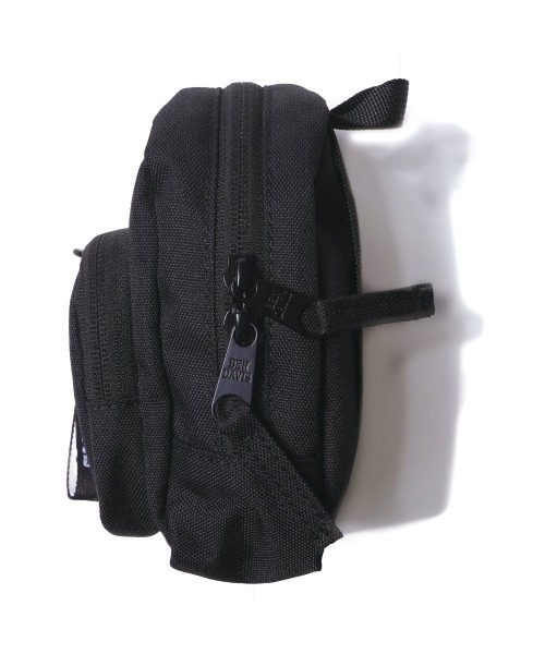 BEN DAVIS（ベンデイビス）の「《BEN DAVIS》DAYPACK POUCH（ポーチ・レディース・ブラック×ブラック/ブラック×レッド/ブラック×パープル・FREE）」の4枚目の写真