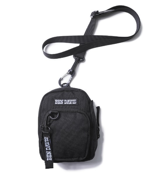 BEN DAVIS（ベンデイビス）の「《BEN DAVIS》DAYPACK POUCH（ポーチ・レディース・ブラック×ブラック/ブラック×レッド/ブラック×パープル・FREE）」の6枚目の写真