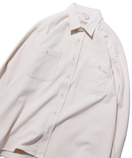 BIG MAC(ビッグマック)の「BIG MAC/ビッグマック BIG MAC SHIRTS ビックシルエット ワークシャツ アメカジ(シャツ/ブラウス・メンズ・ブラック/ブルー/オフホワイト/ピンク/ダークグリーン・M/XL/L/S)」の3枚目の写真