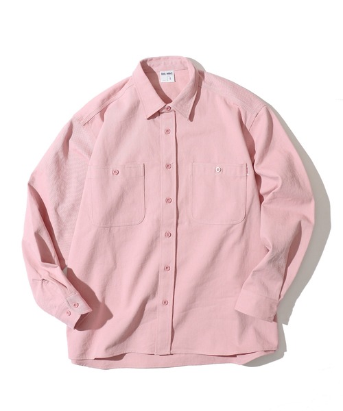 BIG MAC(ビッグマック)の「BIG MAC/ビッグマック BIG MAC SHIRTS ビックシルエット ワークシャツ アメカジ(シャツ/ブラウス・メンズ・ブラック/ブルー/オフホワイト/ピンク/ダークグリーン・M/XL/L/S)」の2枚目の写真