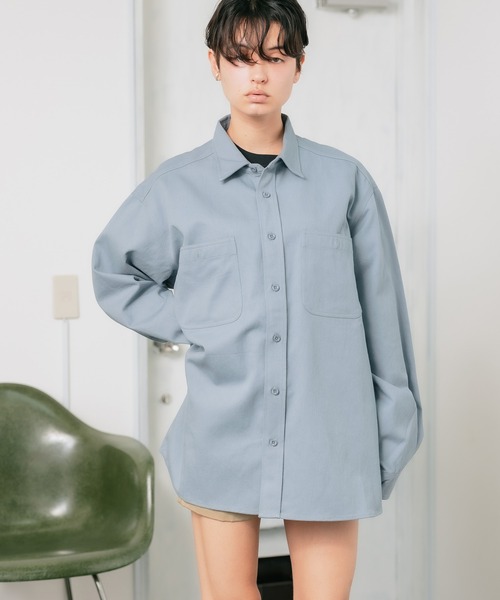 BIG MAC(ビッグマック)の「BIG MAC/ビッグマック BIG MAC SHIRTS ビックシルエット ワークシャツ アメカジ(シャツ/ブラウス・メンズ・ブラック/ブルー/オフホワイト/ピンク/ダークグリーン・M/XL/L/S)」の15枚目の写真