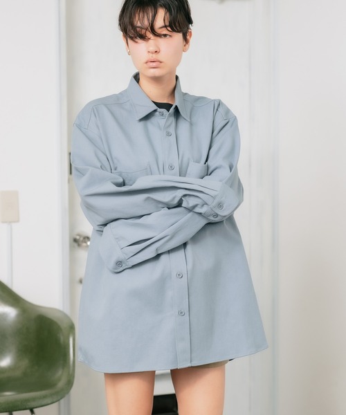 BIG MAC(ビッグマック)の「BIG MAC/ビッグマック BIG MAC SHIRTS ビックシルエット ワークシャツ アメカジ(シャツ/ブラウス・メンズ・ブラック/ブルー/オフホワイト/ピンク/ダークグリーン・M/XL/L/S)」の17枚目の写真