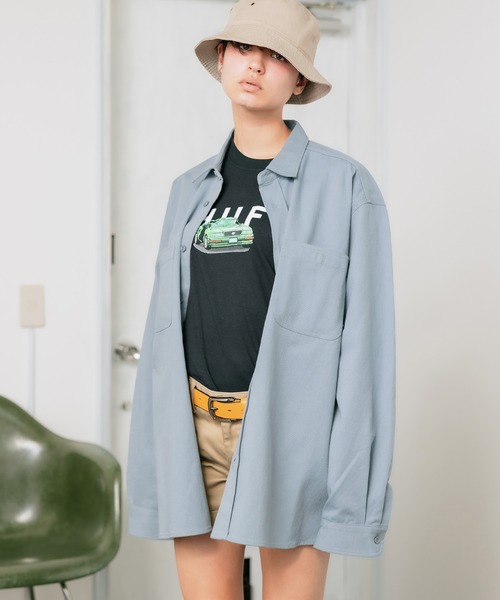 BIG MAC(ビッグマック)の「BIG MAC/ビッグマック BIG MAC SHIRTS ビックシルエット ワークシャツ アメカジ(シャツ/ブラウス・メンズ・ブラック/ブルー/オフホワイト/ピンク/ダークグリーン・M/XL/L/S)」の18枚目の写真