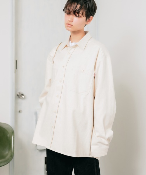 BIG MAC(ビッグマック)の「BIG MAC/ビッグマック BIG MAC SHIRTS ビックシルエット ワークシャツ アメカジ(シャツ/ブラウス・メンズ・ブラック/ブルー/オフホワイト/ピンク/ダークグリーン・M/XL/L/S)」の8枚目の写真