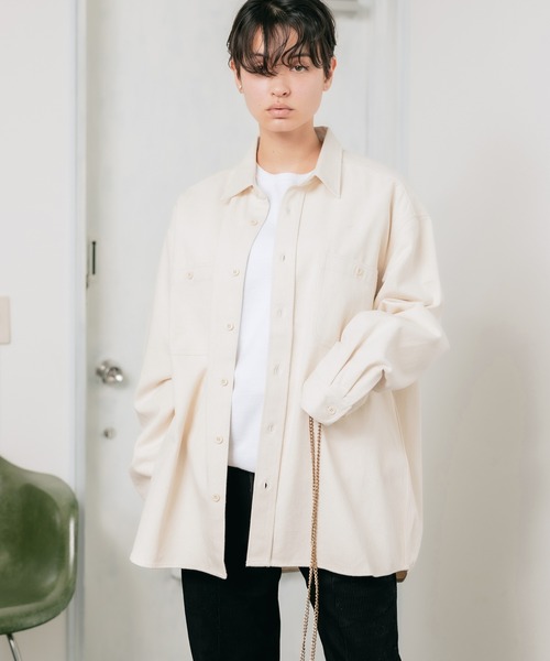 BIG MAC(ビッグマック)の「BIG MAC/ビッグマック BIG MAC SHIRTS ビックシルエット ワークシャツ アメカジ(シャツ/ブラウス・メンズ・ブラック/ブルー/オフホワイト/ピンク/ダークグリーン・M/XL/L/S)」の12枚目の写真