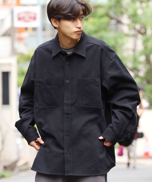 BIG MAC(ビッグマック)の「BIG MAC/ビッグマック BIG MAC SHIRTS ビックシルエット ワークシャツ アメカジ(シャツ/ブラウス・メンズ・ブラック/ブルー/オフホワイト/ピンク/ダークグリーン・M/XL/L/S)」の14枚目の写真